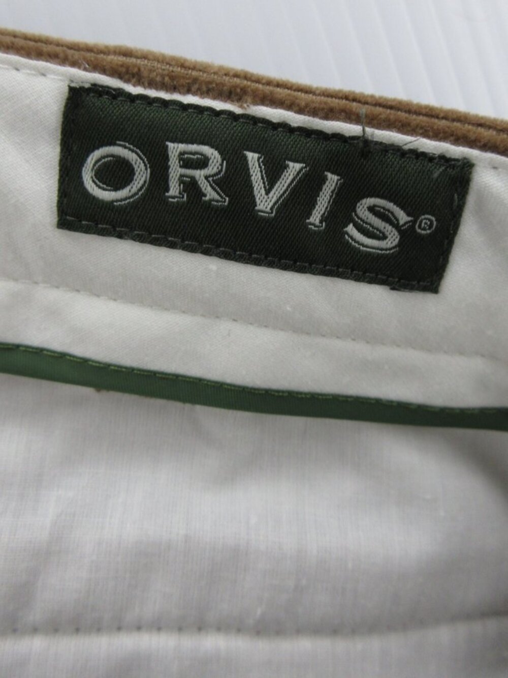 Orvis Pants 38 Brisbane Moss Corduroy Chino Trousers Heritage 38X30 - Picture 8 of 11